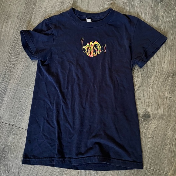 Phish Fall Tour 2009 Concert T-Shirt Navy Blue Small/Youth Medium Vintage womens - Picture 1 of 4